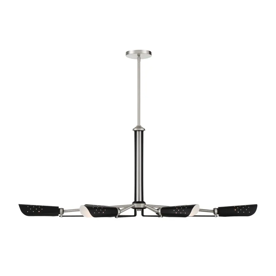Industrial-Modern Linear Fixture with Striking Two-Tone Finish - Image 4