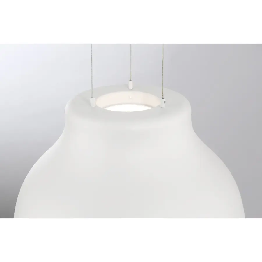 Kettle Up LED Pendant in Matte White - Image 3