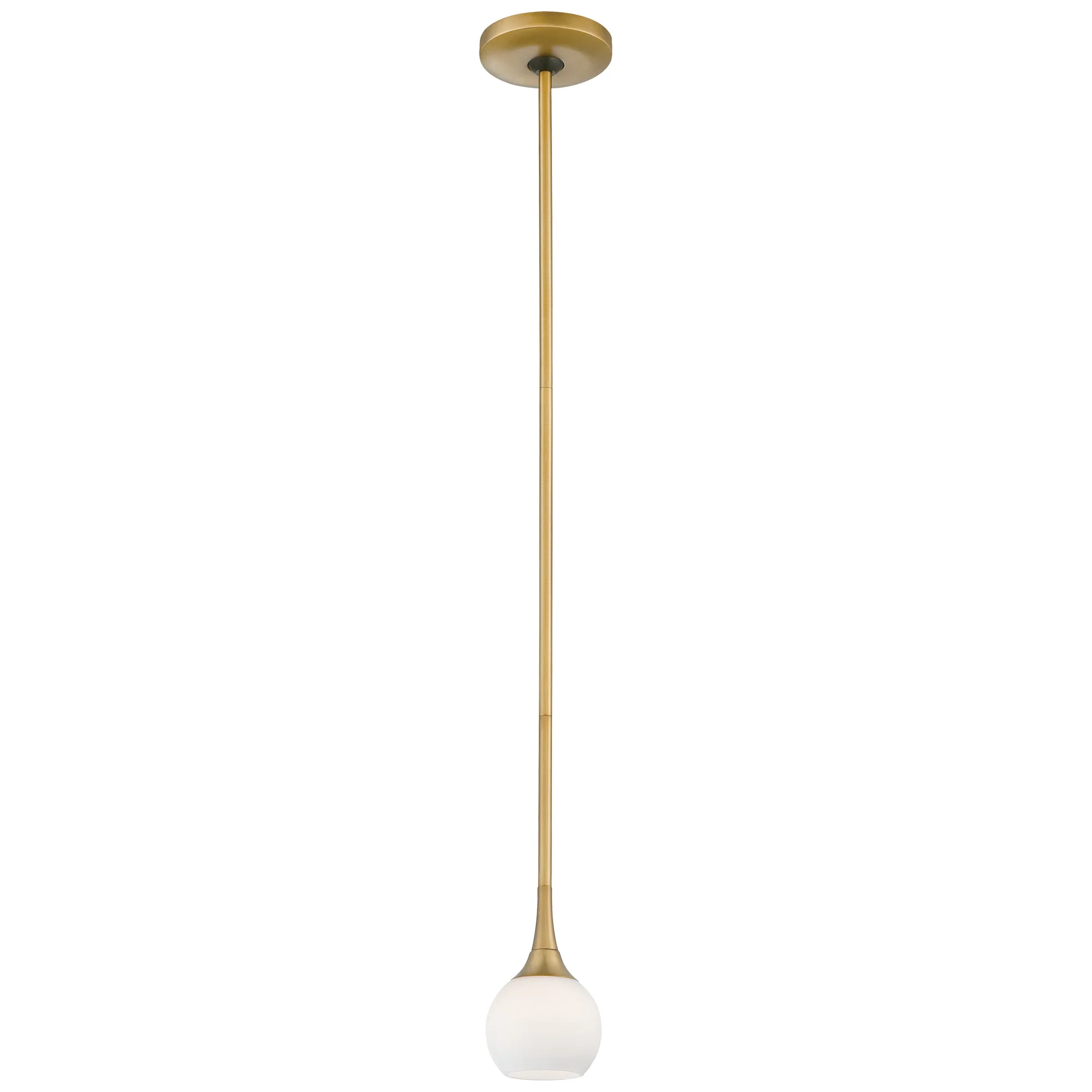 Pontil Mini Pendant Light in Honey Gold