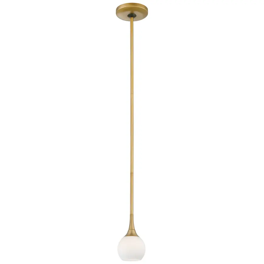 Pontil Mini Pendant Light in Honey Gold