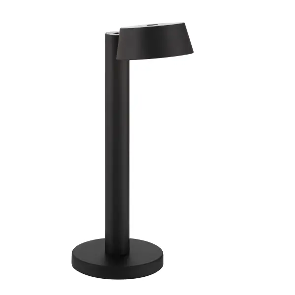 This compact LED table lamp combines modern minimalist design with practical functionality. The adjustable slide mechanism allows precise light positioning, while the integrated LED provides bright, dimmable illumination. Perfect for task lighting in contemporary spaces.