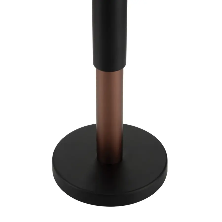 Sleek Adjustable LED Task Lamp with Modern Coal Black Finish - Image 2