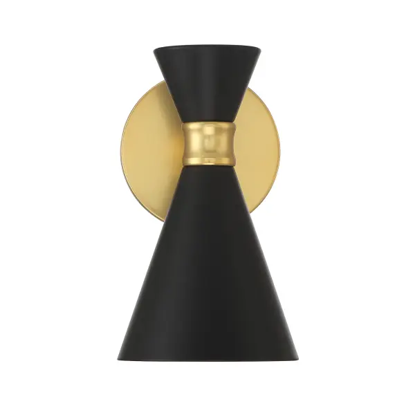 Compact Contemporary Sconce with Warm Gold Finish - Image 5