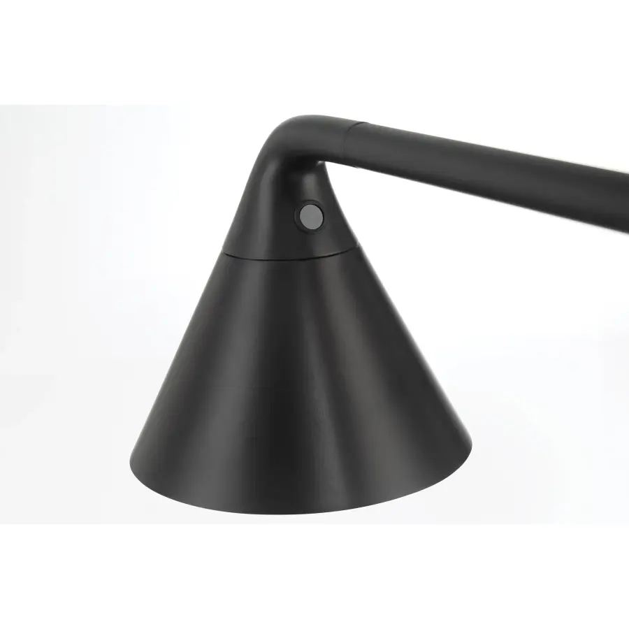 LED Floor Lamp with Travertine Stone Base - Image 2