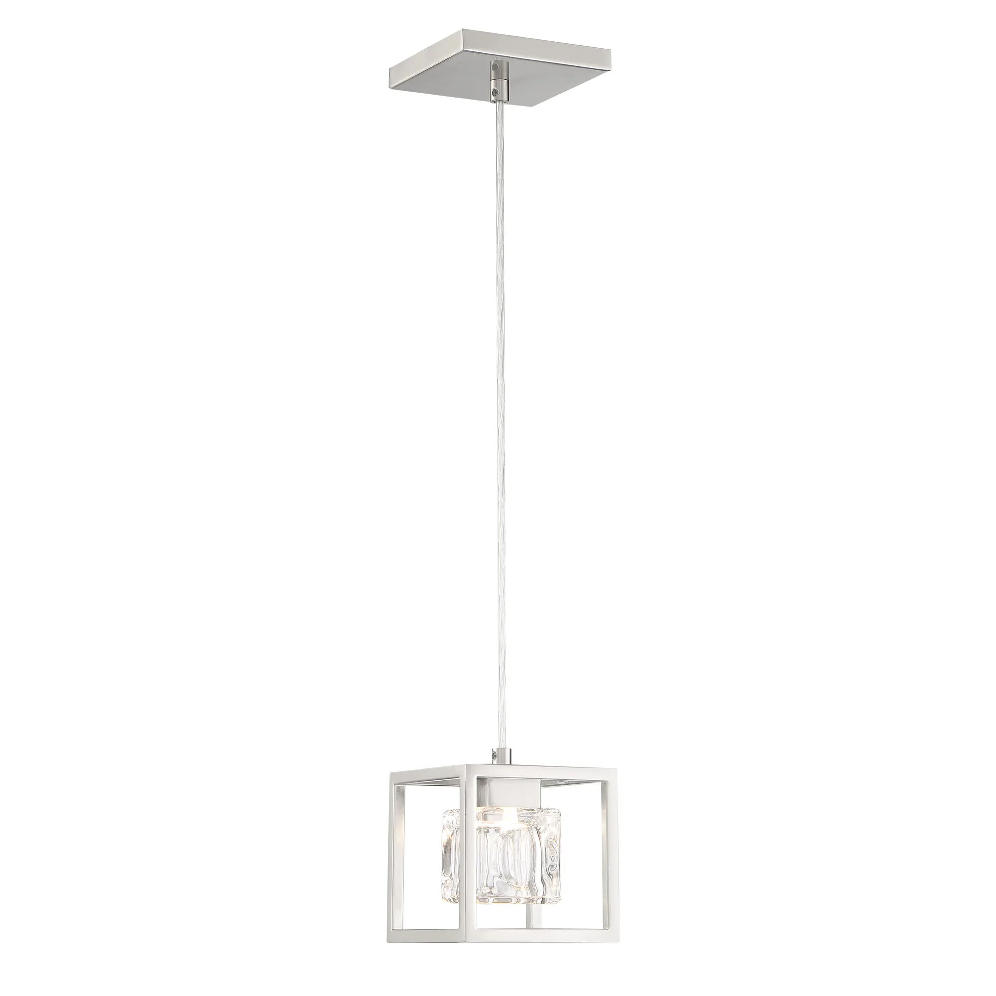 San Marin LED Mini Pendant in Brushed Nickel