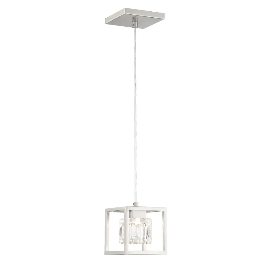 San Marin LED Mini Pendant in Brushed Nickel - Image 1
