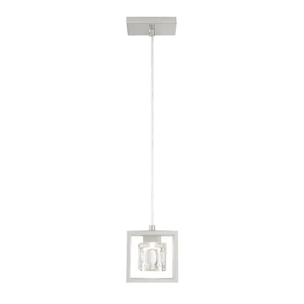 San Marin LED Mini Pendant in Brushed Nickel - Image 4
