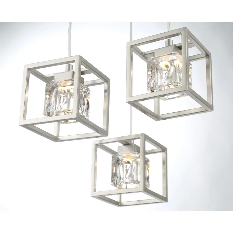 San Marin LED Pan Pendant in Brushed Nickel - Image 2