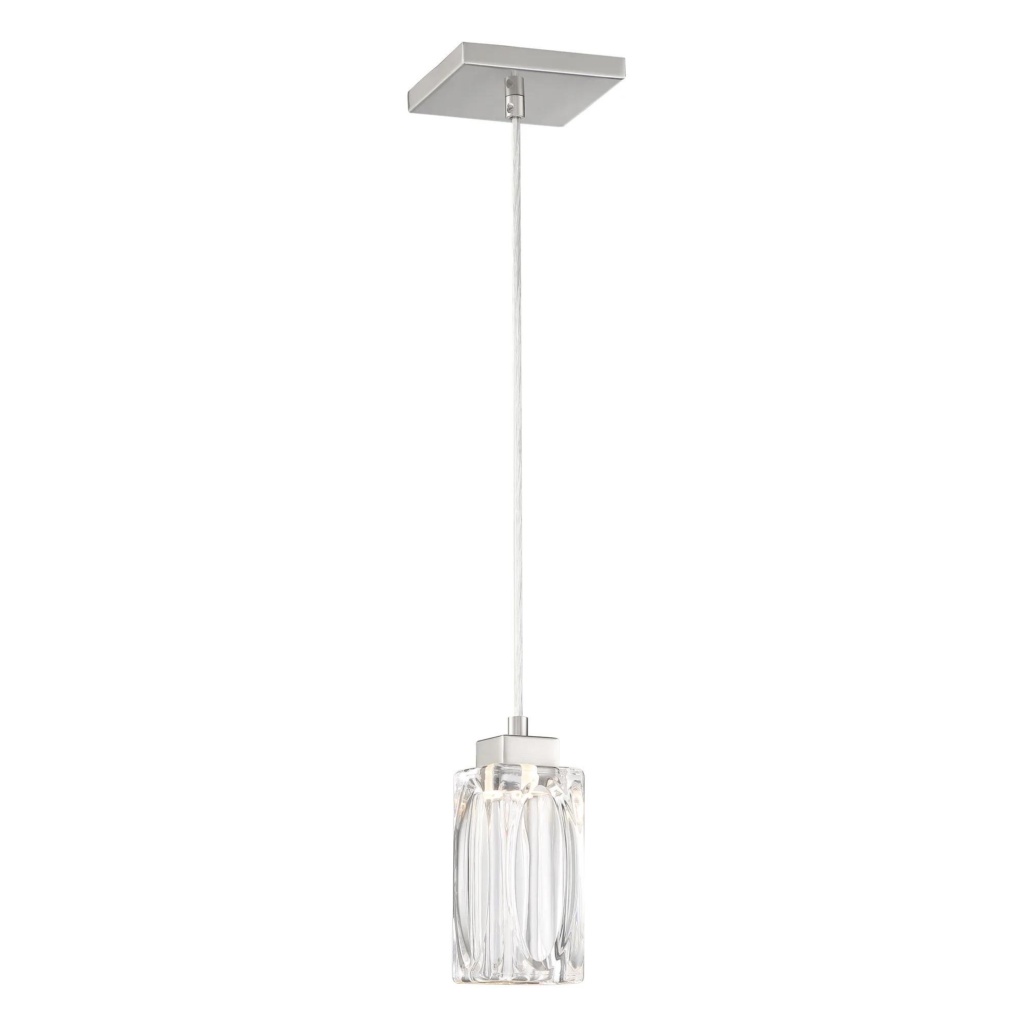 Putnam Place LED Mini Pendant in Brushed Nickel