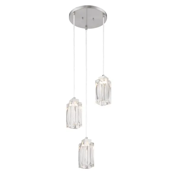 Putnam Place LED Pan Pendant in Brushed Nickel - Image 3