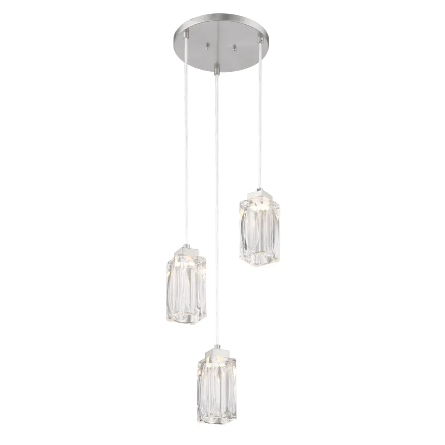 Putnam Place LED Pan Pendant in Brushed Nickel - Image 3
