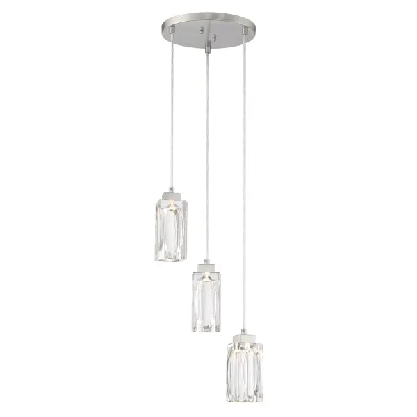 Putnam Place LED Pan Pendant in Brushed Nickel - Image 4