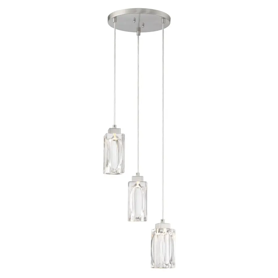 Putnam Place LED Pan Pendant in Brushed Nickel - Image 4