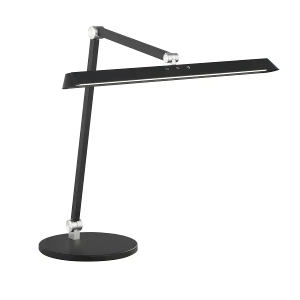 This modern LED table lamp combines functionality with sleek design, featuring adjustable height and color-changing technology. Perfect for task lighting in home offices or bedrooms, with energy-efficient LED technology and dimmable controls.