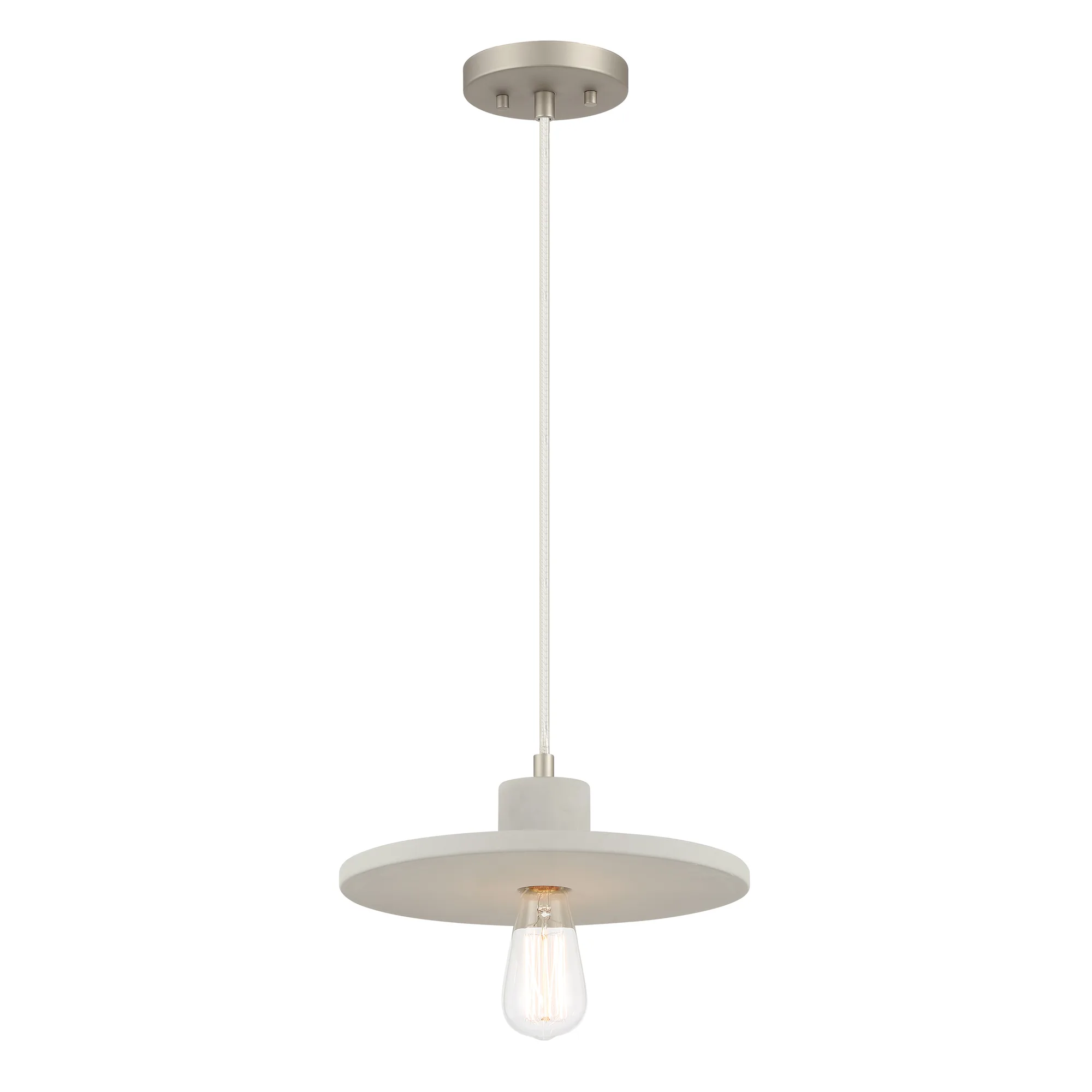 Sima 1-Light Pendant in Burnished Nickel