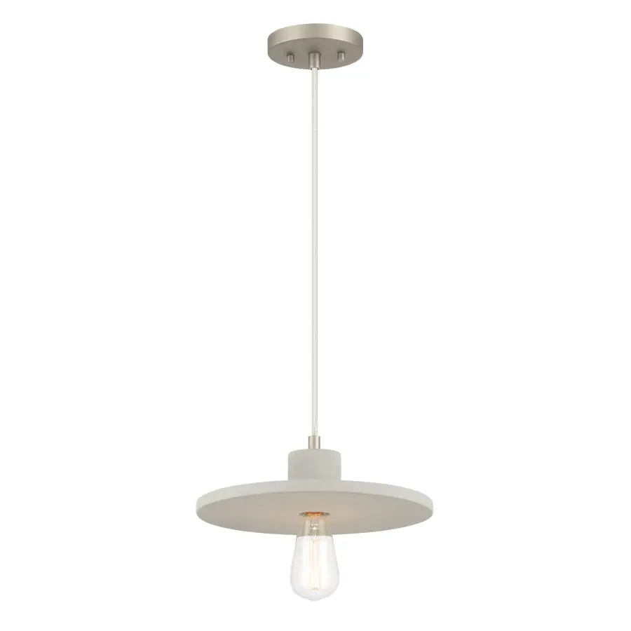 Sima 1-Light Pendant in Burnished Nickel - Image 1