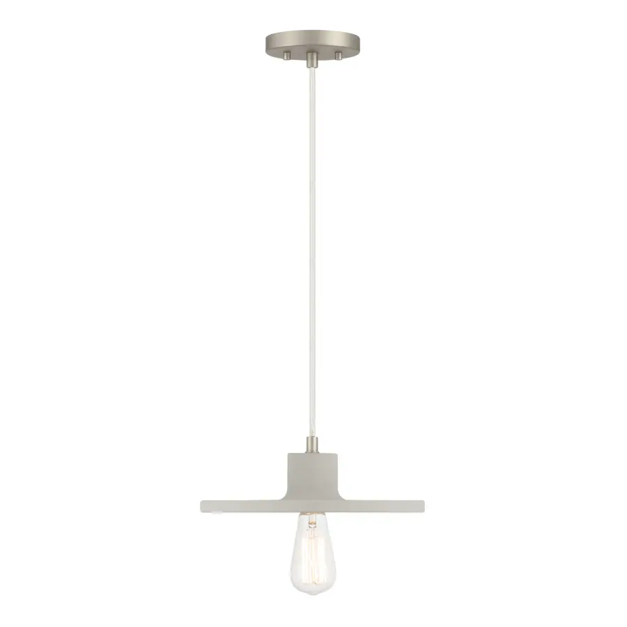 Sima 1-Light Pendant in Burnished Nickel - Image 4