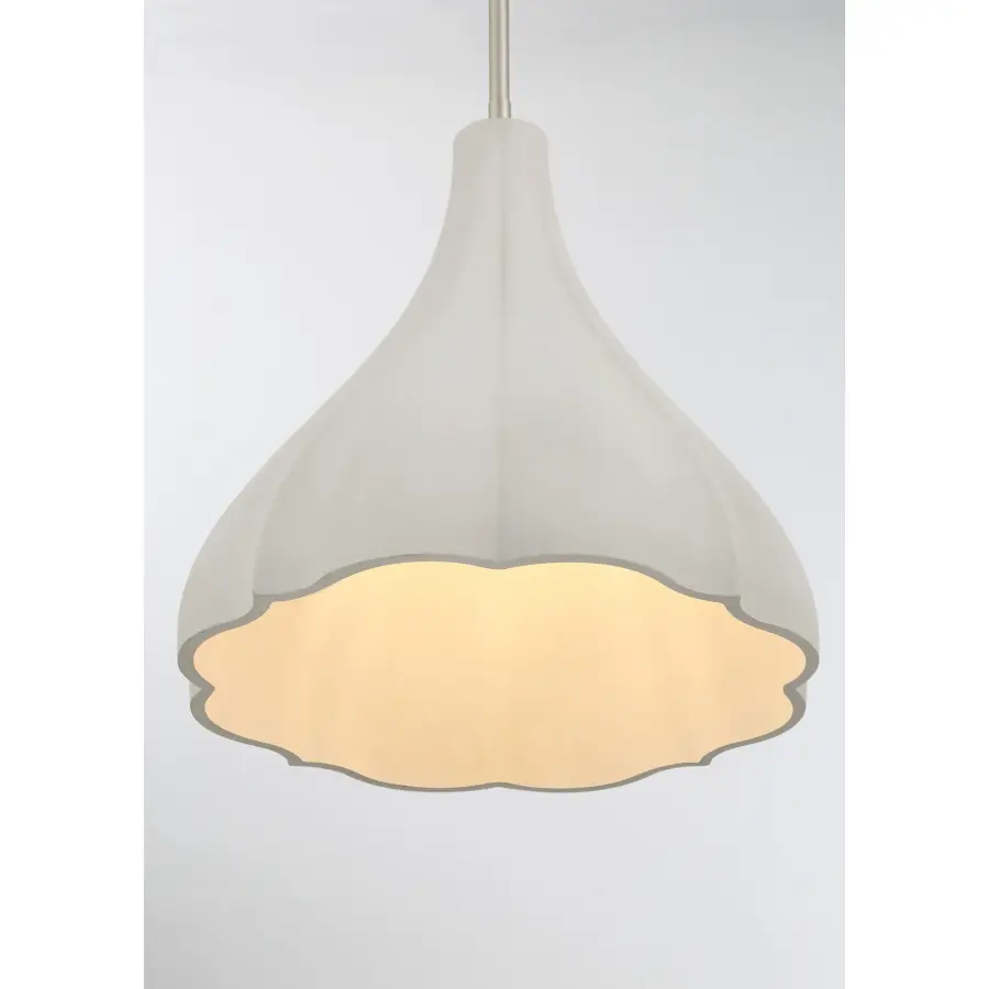 Sima 1-Light Pendant in Burnished Nickel - Image 2