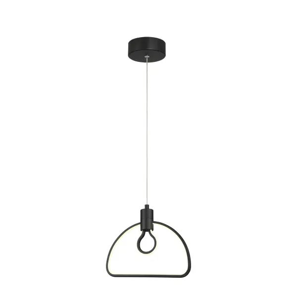 This compact LED pendant combines industrial aesthetics with modern materials, featuring a coal black finish and frosted silicone sleeve. Energy-efficient with excellent color rendering (CRI 92), it delivers focused task lighting in a minimalist package.