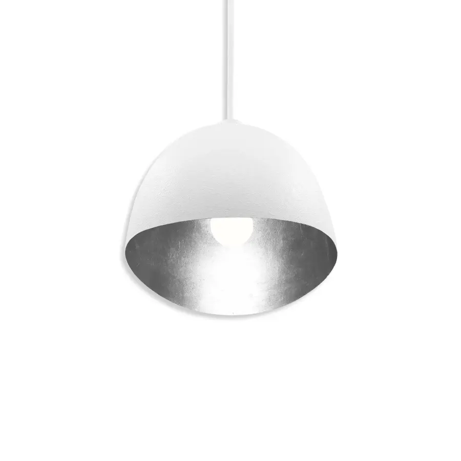 Eclos Textured White Pendant Light - Image 3