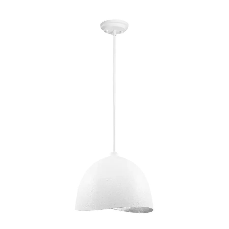 Eclos Textured White Pendant Light - Image 5