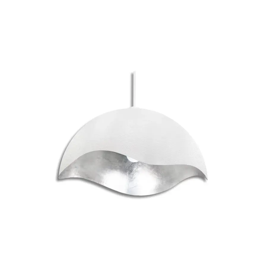 Eclos Textured White Pendant Light - Image 2