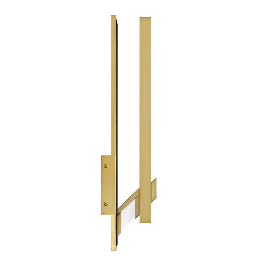 Sauvity 18W LED Wall Sconce with Crystal Accents - Image 3