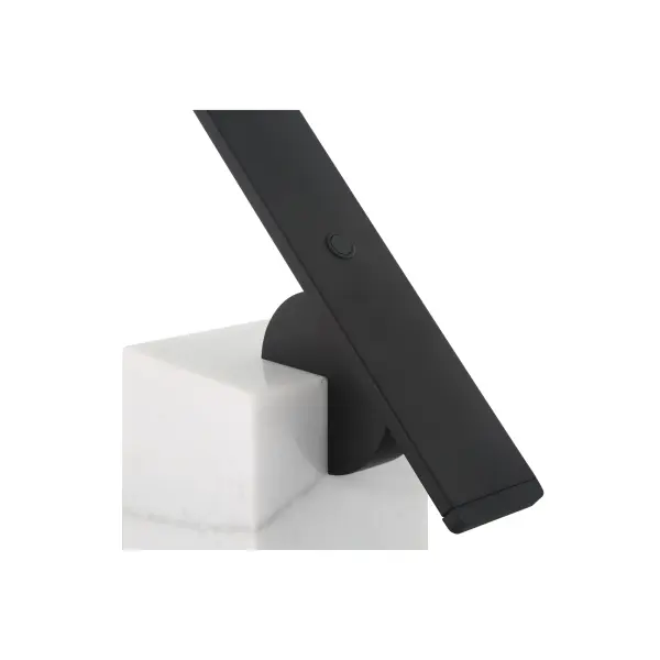 This sophisticated task lamp combines modern functionality with timeless design. The substantial marble base provides stability while the integrated LED delivers focused, dimmable illumination perfect for reading and detailed work. - alternate view