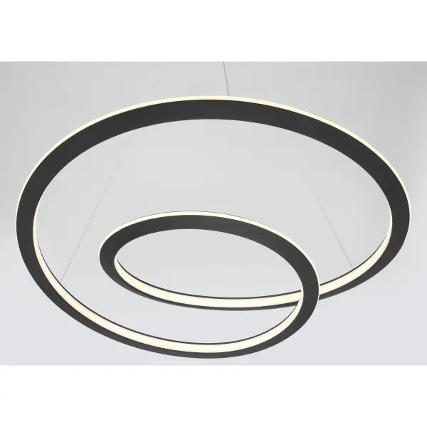 The Infinite LED Pendant delivers exceptional color rendering (CRI 98) in a modern linear design. Its 27.6-inch profile and integrated LED technology make it perfect for task lighting over kitchen islands and dining tables. - alternate view