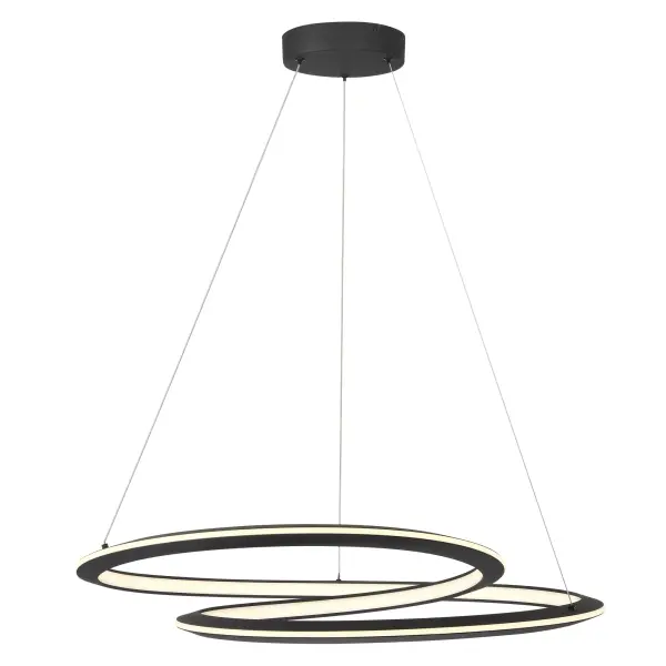 Infinite LED Pendant in Sand Coal Black - Image 5