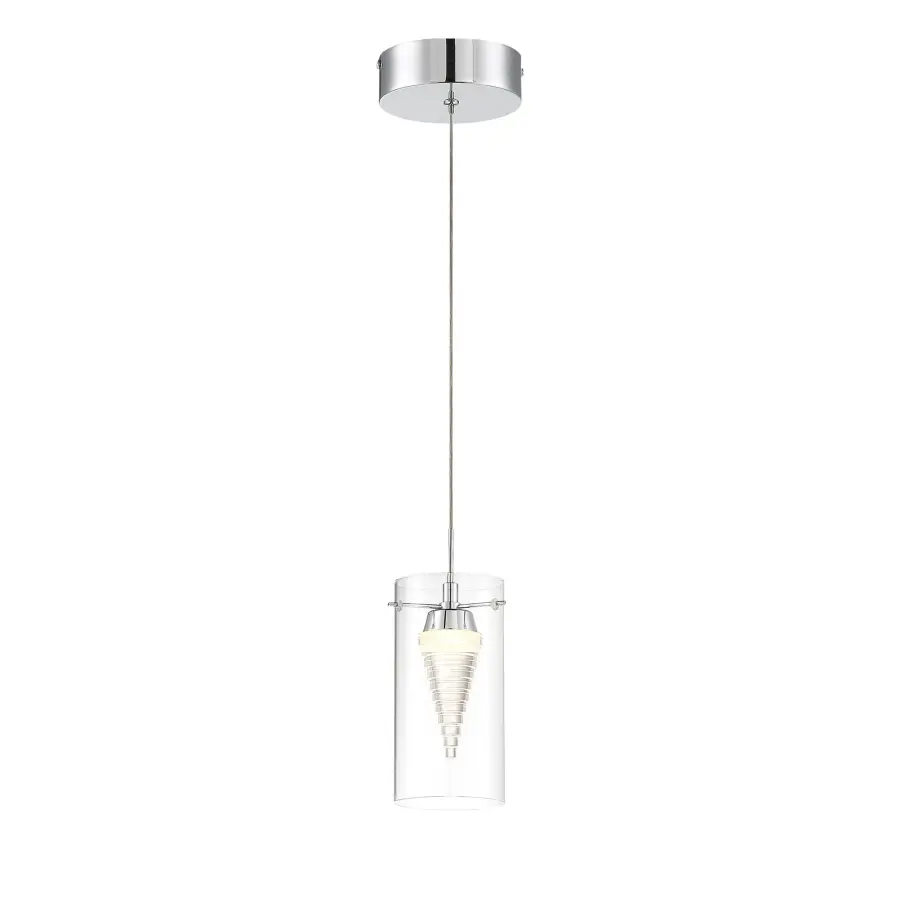 Funnel Cloud 1-Light LED Mini Pendant - Image 1