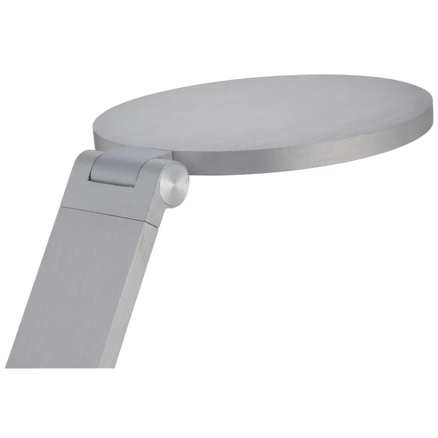 Task Portable LED Floor Lamp - Chiseled Nickel - Image 2