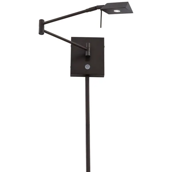 This LED pharmacy wall lamp combines timeless design with modern efficiency. The adjustable swing arm provides flexible task lighting, while the copper bronze patina finish adds warmth and character to any reading space.