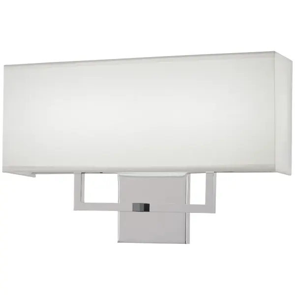 This transitional wall sconce combines modern LED efficiency with timeless design. The white fabric shade softens the high-output 1203 lumens while the exceptional 97 CRI ensures true color accuracy. ADA-compliant and dimmable for versatile applications.