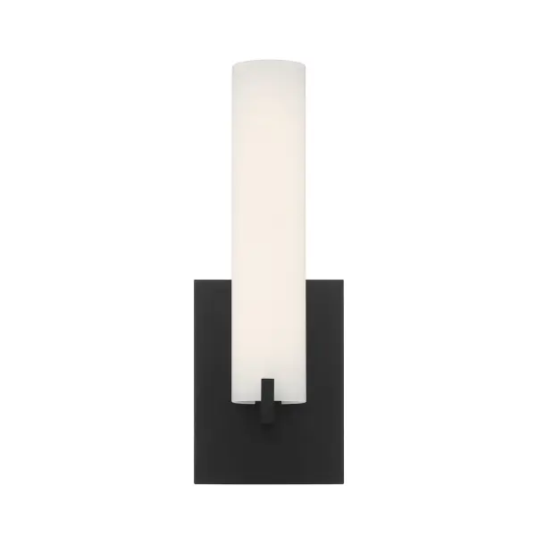Tube LED Wall Sconce in Coal Black - Image 4