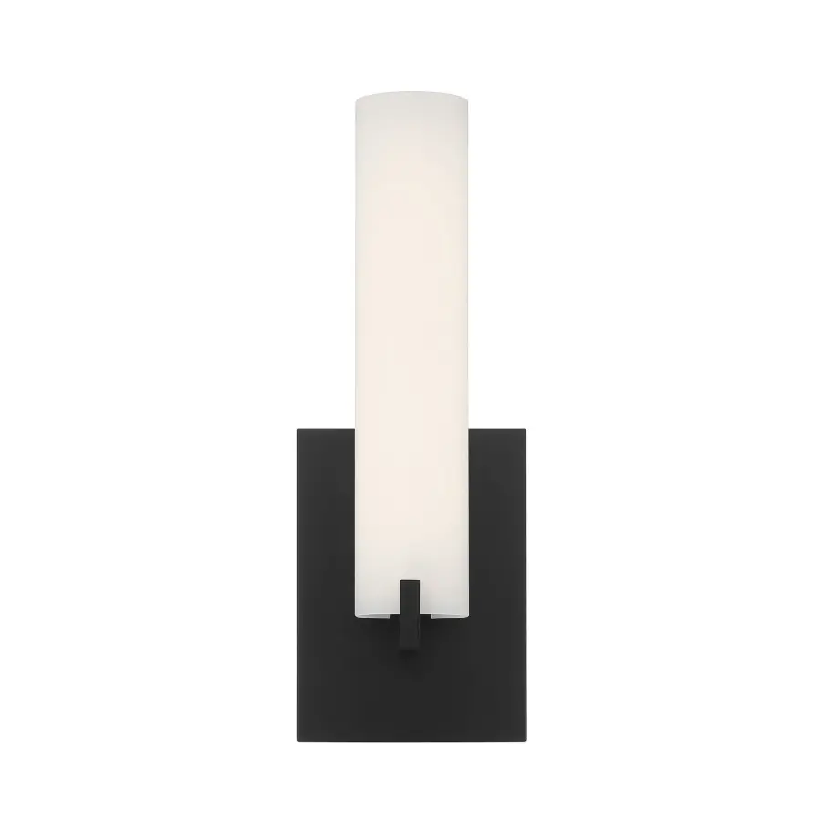 Tube LED Wall Sconce in Coal Black - Image 4