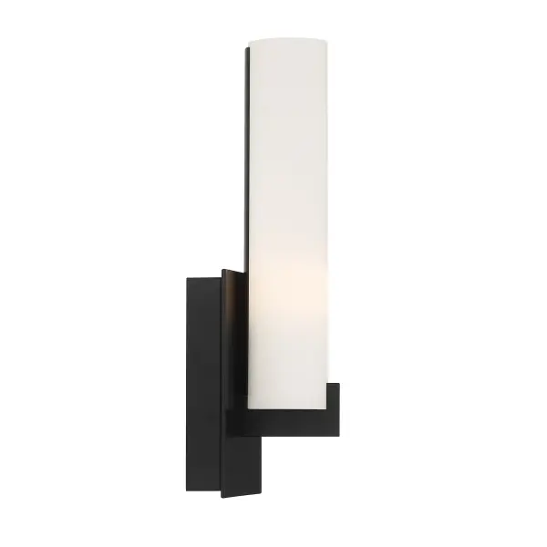 Tube 2-Light Wall Sconce in Coal Black - Image 2