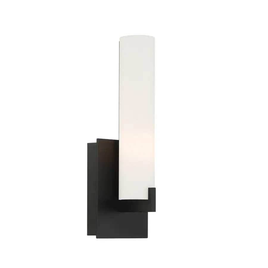Tube 2-Light Wall Sconce in Coal Black - Image 3
