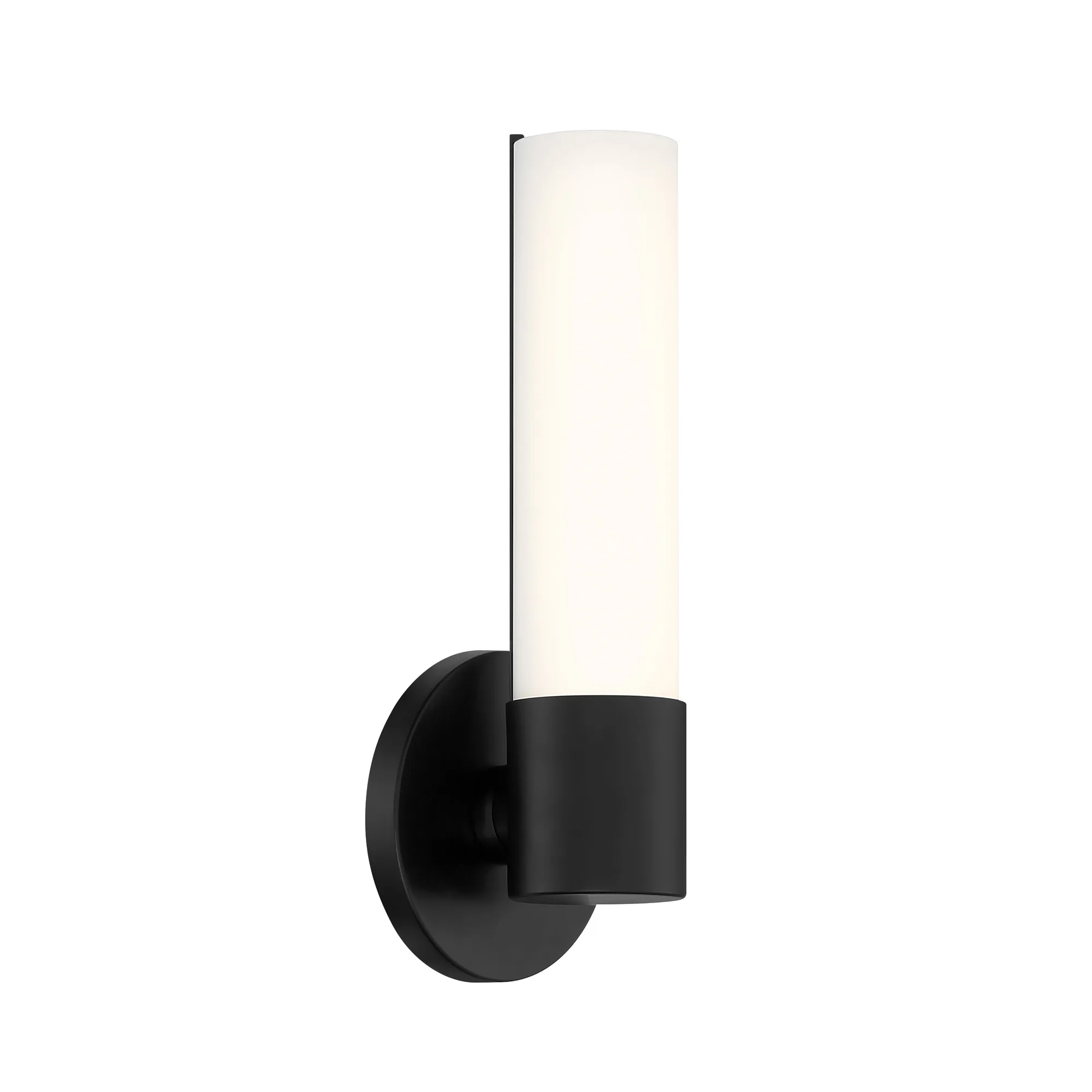 Saber II 1-Light LED Wall Sconce in Coal Black