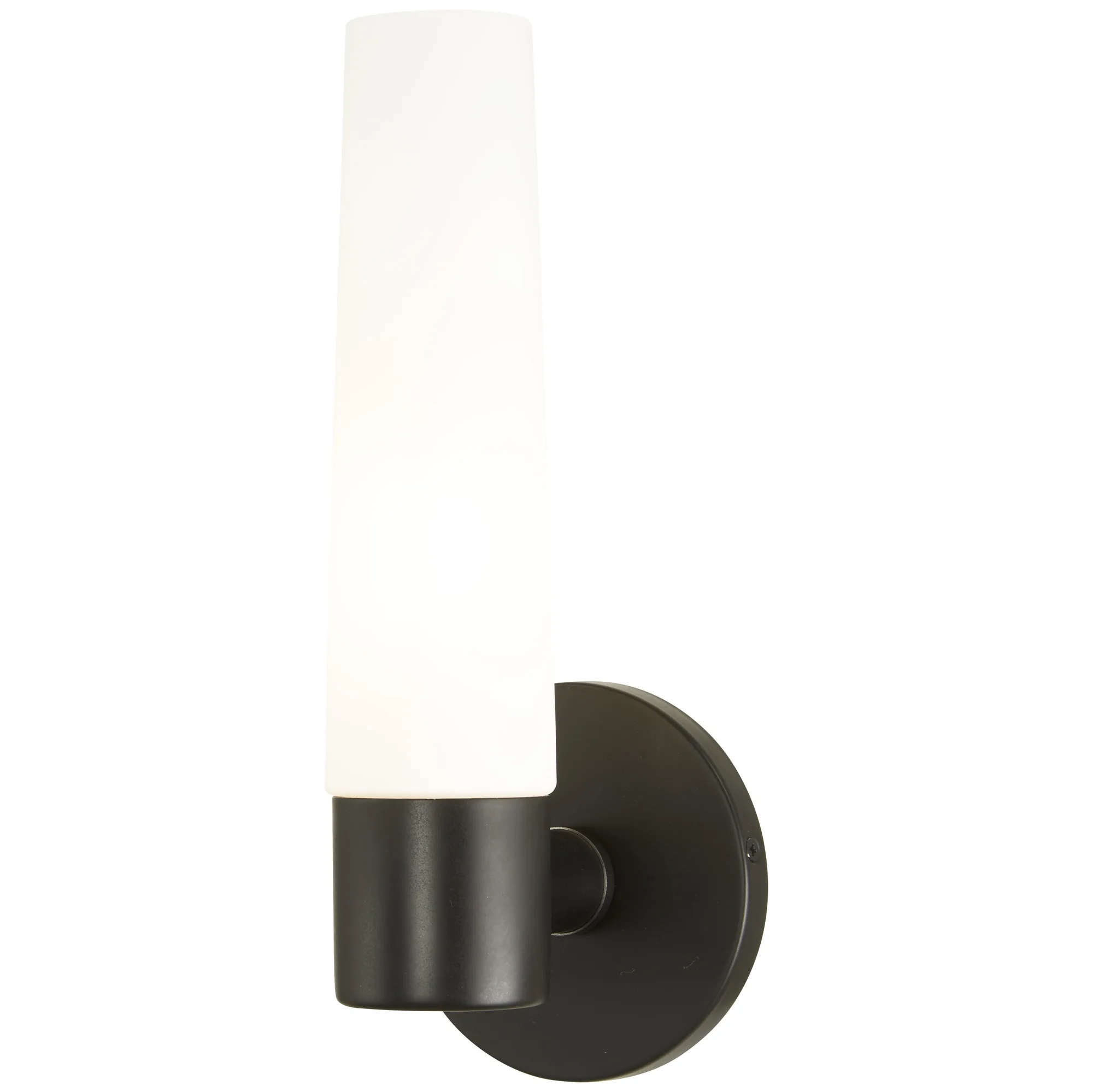 Saber 1-Light Wall Sconce in Coal Black