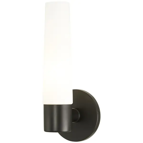 Saber 1-Light Wall Sconce in Coal Black
