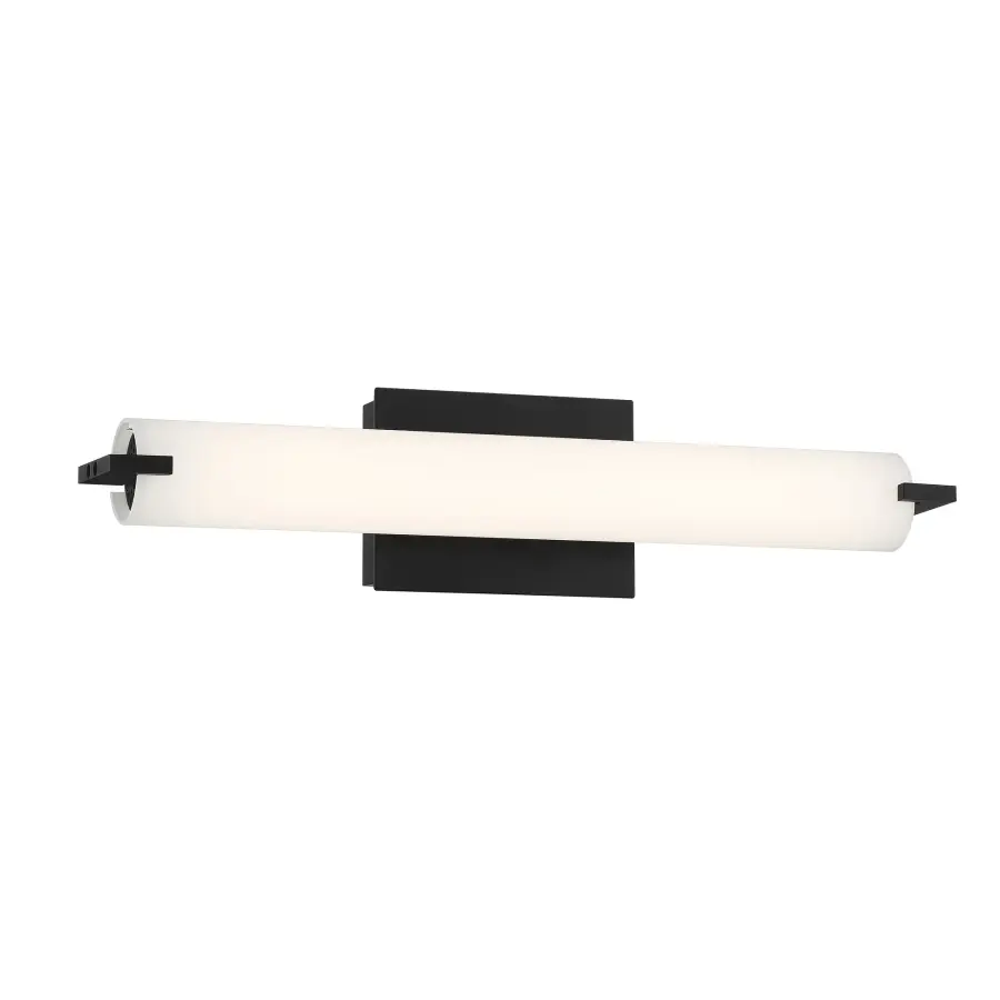 Tube LED Bath Light in Coal Black - Image 1