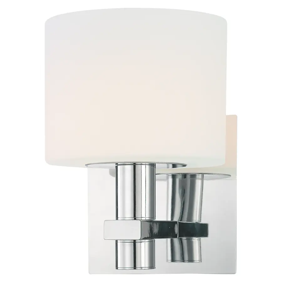 Stem Single Light Wall Sconce in Chrome