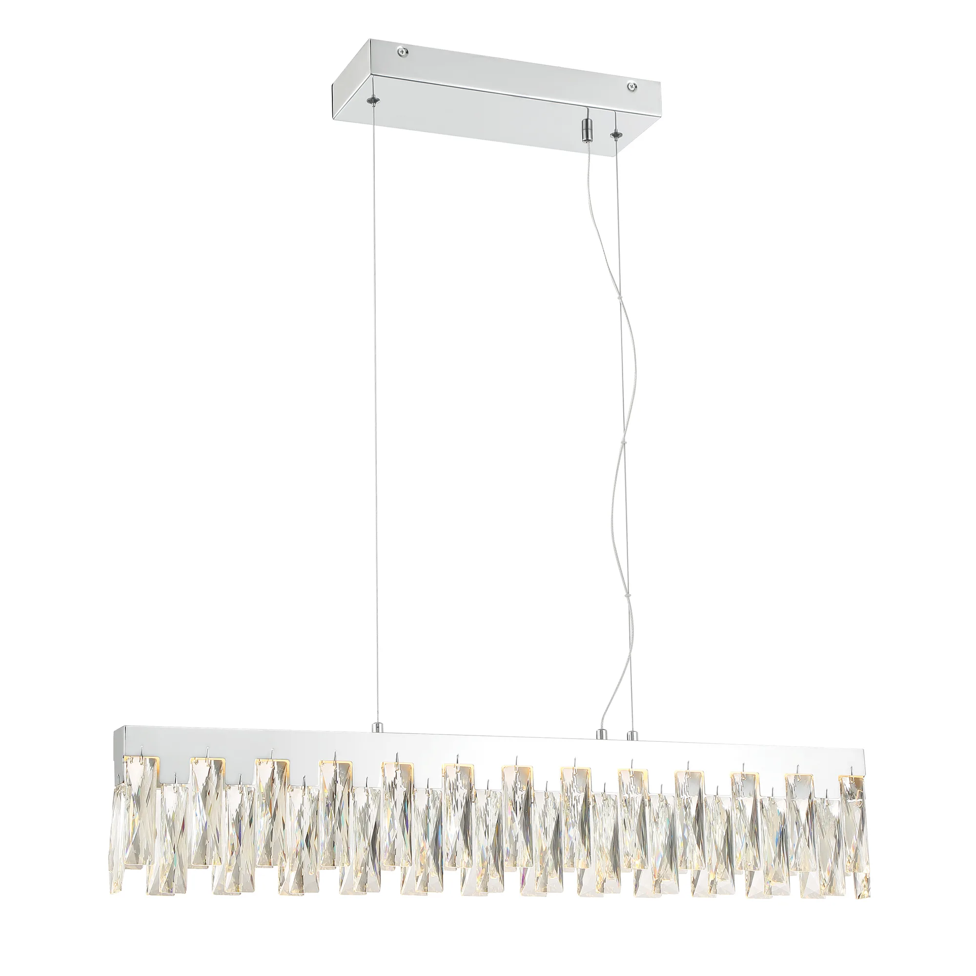 Curio 32" LED Island Light in Chrome