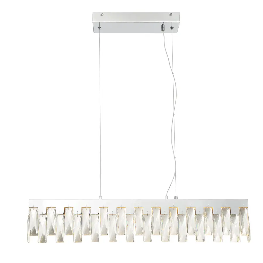 Curio 32" LED Island Light in Chrome - Image 2