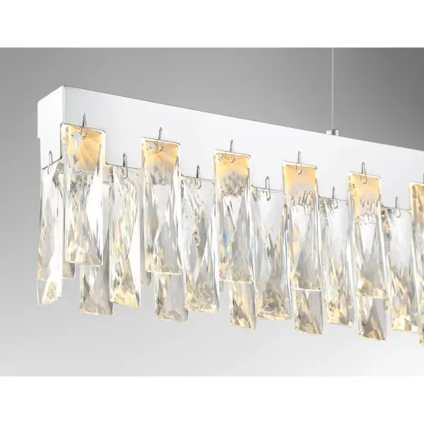 Curio 32" LED Island Light in Chrome - Image 3
