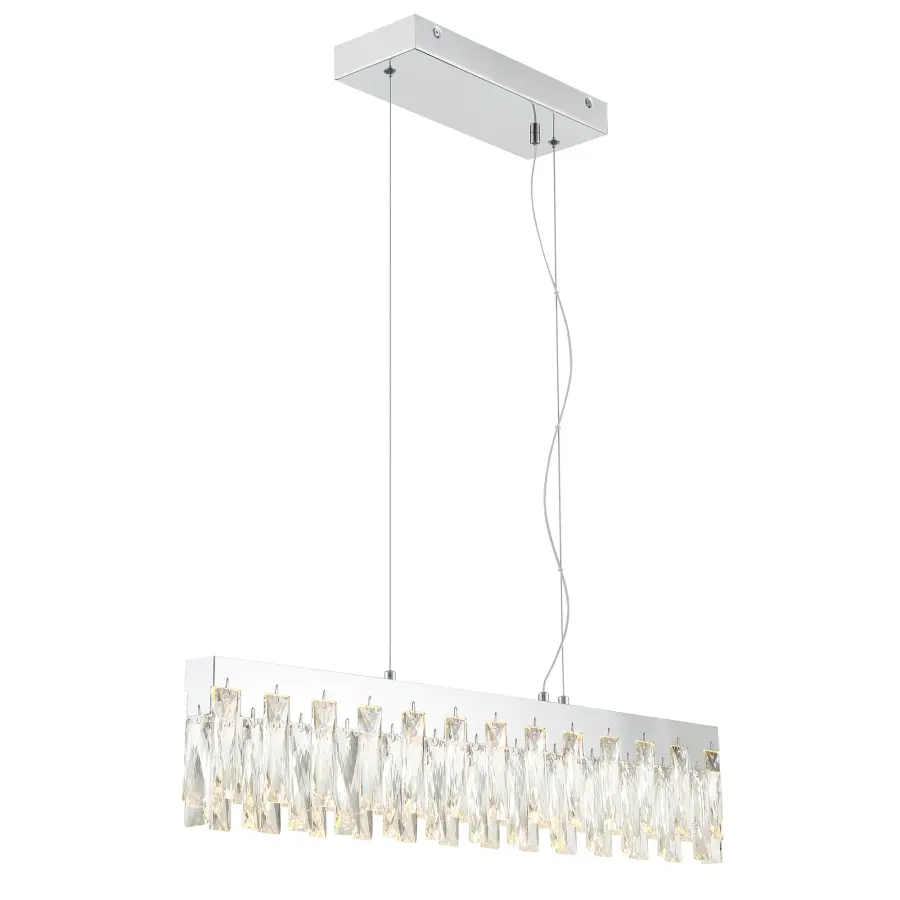 Curio 32" LED Island Light in Chrome - Image 5