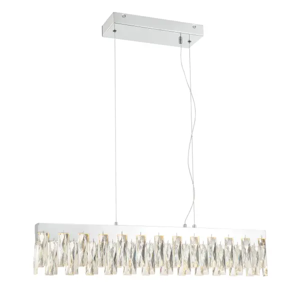 Curio 32" LED Island Light in Chrome - Image 6