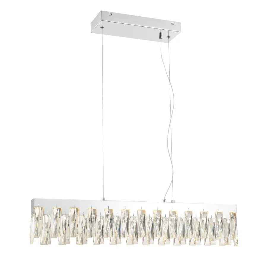 Curio 32" LED Island Light in Chrome - Image 6