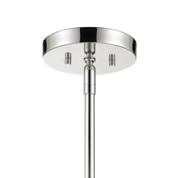 Patchwork 3-Light Pendant in Polished Nickel - Image 4